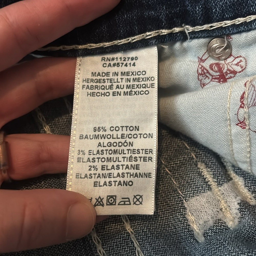 True Religion Dark Blue Skinny Jeans - Picture 5 of 6